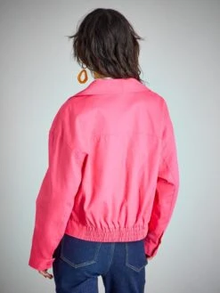 Cazadora Vaquera - Rosa Intenso -Zalaris Tienda cazadora vaquera rosa intenso zq990 1 frb4