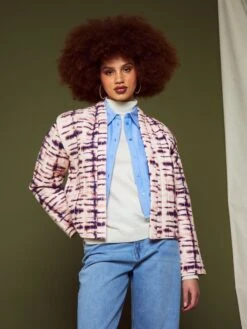 Chaqueta Acolchada - Rosado/azul -Zalaris Tienda chaqueta acolchada rosadoazul axo24 2 frb5