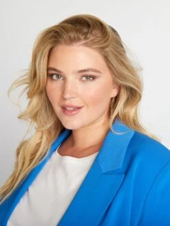 Chaqueta Blazer Con Doble Hilera De Botones - AZUL -Zalaris Tienda chaqueta blazer con doble hilera de botones azul ajf94 1 frb4