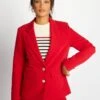 Chaqueta Blazer Largo Medio - SABIO_ROJO -Zalaris Tienda chaqueta blazer largo medio sabiorojo ajf35 1 frb1