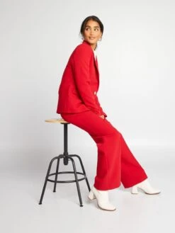 Chaqueta Blazer Largo Medio - SABIO_ROJO -Zalaris Tienda chaqueta blazer largo medio sabiorojo ajf35 1 frb5