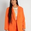 Chaqueta Blazer - Naranja -Zalaris Tienda chaqueta blazer naranja zt219 1 frb1