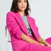 Chaqueta Blazer Semilarga - Rosa 2 Chaqueta Blazer Semilarga - Rosa -Zalaris Tienda chaqueta blazer semilarga rosa zi093 19 frb1