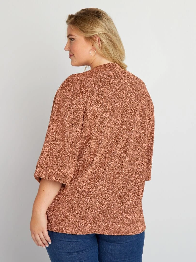 Chaqueta Con Brillos - COBRE 1 7 Chaqueta Con Brillos - COBRE 1 - Imagen 5