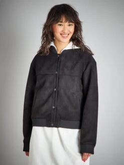 Chaqueta Corta De Antelina - Negro 10 Chaqueta Corta De Antelina - Negro -Zalaris Tienda chaqueta corta de antelina negro zo336 1 frb3