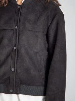 Chaqueta Corta De Antelina - Negro 13 Chaqueta Corta De Antelina - Negro -Zalaris Tienda chaqueta corta de antelina negro zo336 1 frb6