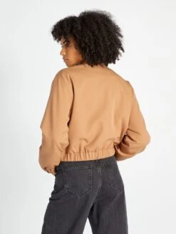 Chaqueta Corta Estilo Campus - AS BEIGE -Zalaris Tienda chaqueta corta estilo campus as beige azz41 1 frb5