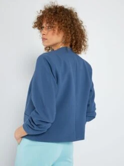 Chaqueta Corta Tipo Blazer - Azul Oscuro 10 Chaqueta Corta Tipo Blazer - Azul Oscuro -Zalaris Tienda chaqueta corta tipo blazer azul oscuro zi094 7 frb4