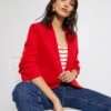 Chaqueta Corta Tipo Blazer - ROJO -Zalaris Tienda chaqueta corta tipo blazer rojo zi094 5 frb1