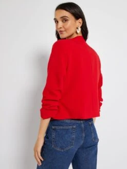 Chaqueta Corta Tipo Blazer - ROJO -Zalaris Tienda chaqueta corta tipo blazer rojo zi094 5 frb4