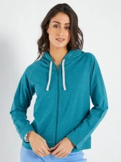Chaqueta De Deporte Con Capucha - Azul 9 Chaqueta De Deporte Con Capucha - Azul -Zalaris Tienda chaqueta de deporte con capucha azul alb34 2 frb3