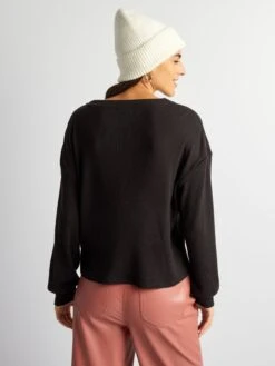 Chaqueta De Punto De Canalé - Negro -Zalaris Tienda chaqueta de punto de canale negro anc84 2 frb4