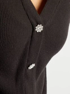 Chaqueta De Punto De Canalé - Negro -Zalaris Tienda chaqueta de punto de canale negro anc84 2 frb5