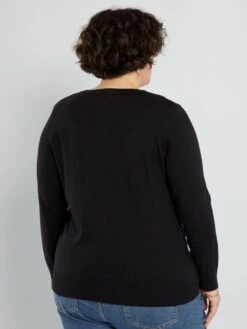 Chaqueta De Punto Fino - Negro -Zalaris Tienda chaqueta de punto fino negro yz782 3 frb3