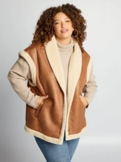 Chaqueta Efecto Piel - MARRÓN COMO_ 11 Chaqueta Efecto Piel - MARRÓN COMO_ -Zalaris Tienda chaqueta efecto piel marron como any65 1 frb3