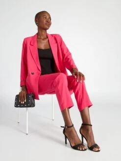 Chaqueta Sastre Con Doble Botonadura - ROSA BRILLANTE 7 Chaqueta Sastre Con Doble Botonadura - ROSA BRILLANTE -Zalaris Tienda chaqueta sastre con doble botonadura rosa brillante ajf87 4 frb2