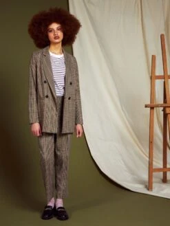 Chaqueta Sastre Oversize - MARRON -Zalaris Tienda chaqueta sastre oversize marron ajm33 1 frb3