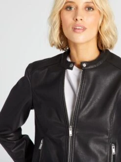 Chaqueta Tipo Biker - Negro -Zalaris Tienda chaqueta tipo biker negro xp930 3 frb3