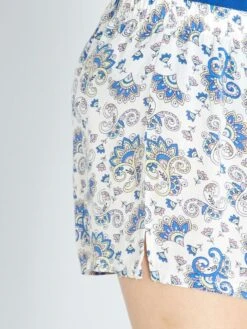 Conjunto De Pijama - 2 Piezas - Azul/blanco -Zalaris Tienda conjunto de pijama 2 piezas azulblanco ala65 2 frb6