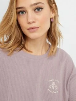 Conjunto De Pijama - 2 Piezas - PURPURA -Zalaris Tienda conjunto de pijama 2 piezas purpura zo377 2 frb4