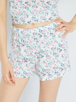 Conjunto De Pijama Corto - 2 Piezas - BEIGE -Zalaris Tienda conjunto de pijama corto 2 piezas beige ala68 1 frb3