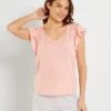 Conjunto De Pijama Corto - 2 Piezas - Rosa/blanco -Zalaris Tienda conjunto de pijama corto 2 piezas rosablanco ala62 1 frb1