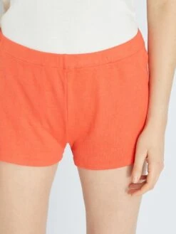 Conjunto De Pijama Corto De Punto De Canalé - 2 Piezas - BEIGE -Zalaris Tienda conjunto de pijama corto de punto de canale 2 piezas beige ala56 1 frb4