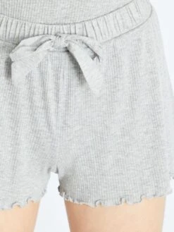 Conjunto De Pijama Corto De Punto De Canalé - 2 Piezas - Blanco -Zalaris Tienda conjunto de pijama corto de punto de canale 2 piezas blanco ala64 1 frb4