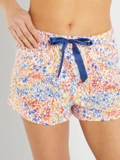 Conjunto De Pijama Corto Estampado - 2 Piezas - Azul -Zalaris Tienda conjunto de pijama corto estampado 2 piezas azul ala57 2 frb5