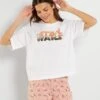 Conjunto De Pijama Corto 'Star Wars' - 2 Piezas - BLANCO