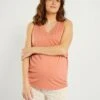 Conjunto De Pijama De Premamá - 2 Piezas - BEIGE