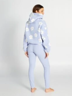 Conjunto De Pijama Jersey Con Capucha + Pantalón - 2 piezas - AZUL -Zalaris Tienda conjunto de pijama jersey con capucha pantalon 2piezas azul ary37 2 frb3