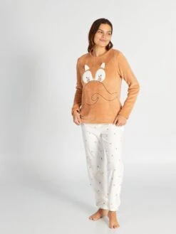 Conjunto De Pijama Polar - 2 piezas - ARDILLA -Zalaris Tienda conjunto de pijama polar 2piezas ardilla anp14 4 frb3