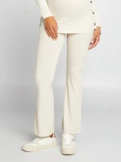 Conjunto De Premamá Con Camiseta + Pantalón De Canalé - CERVEZA BEIGE -Zalaris Tienda conjunto de premama con camiseta pantalon de canale cerveza beige alh77 1 frb7