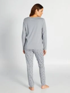 Conjunto De Punto - 2 Piezas - GATO GRIS -Zalaris Tienda conjunto de punto 2 piezas gato gris yj880 8 frb2