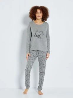 Conjunto De Punto - 2 Piezas - GRIS -Zalaris Tienda conjunto de punto 2 piezas gris yj880 2 frb3