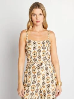 Crop Top De Tirantes Finos - AOP ETNIA -Zalaris Tienda crop top de tirantes finos aop etnia azo79 1 frb2