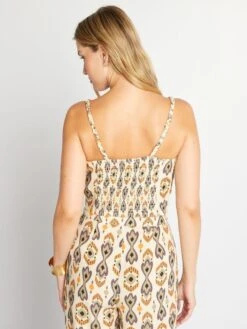 Crop Top De Tirantes Finos - AOP ETNIA -Zalaris Tienda crop top de tirantes finos aop etnia azo79 1 frb3