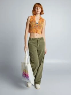 Crop Top Estampado 'flores' - FLORES