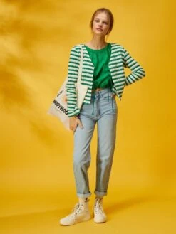 Crop Top Fantasía Con Bordado - VERDE -Zalaris Tienda crop top fantasia con bordado verde zn673 3 frb4