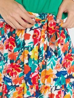 Falda Corta Con Cinturón Anudable 'JDY' - ROJO -Zalaris Tienda falda corta con cinturon anudable jdy rojo ais72 4 frb3