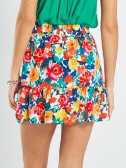 Falda Corta Con Cinturón Anudable 'JDY' - ROJO -Zalaris Tienda falda corta con cinturon anudable jdy rojo ais72 4 frb4