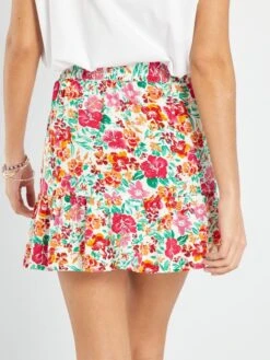 Falda Corta Con Cinturón Anudable 'JDY' - ROSA -Zalaris Tienda falda corta con cinturon anudable jdy rosa ais72 5 frb3