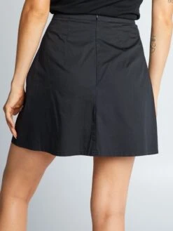Falda Corta De Sarga - Negro 7 Falda Corta De Sarga - Negro -Zalaris Tienda falda corta de sarga negro axy98 1 frb3