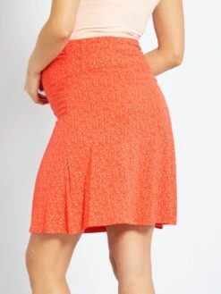 Falda Corta Premamá - ROSA -Zalaris Tienda falda corta premama rosa zm812 2 frb3