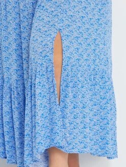 Falda Larga Con Motivo - AZUL -Zalaris Tienda falda larga con motivo azul zt102 1 frb4