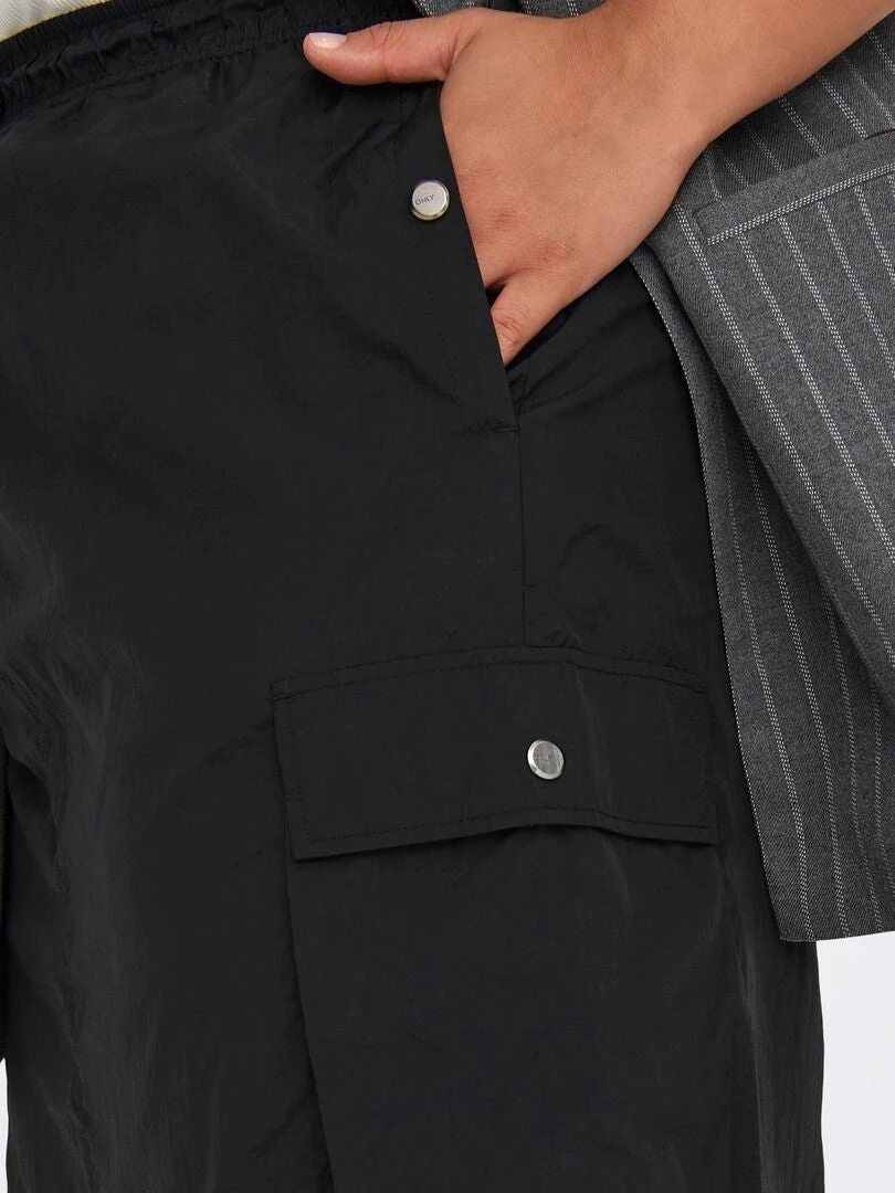 Falda Larga De Tela Parachute 'Only Carmakoma' - NEGRO 1 6 Falda Larga De Tela Parachute 'Only Carmakoma' - NEGRO 1 - Imagen 4