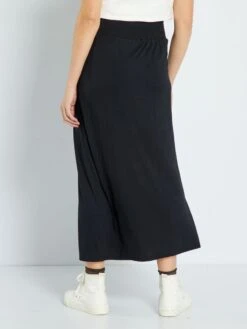 Falda Larga Premamá 2 En 1 - Negro -Zalaris Tienda falda larga premama 2 en 1 negro zq952 2 frb4