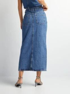 Falda Larga Vaquera - AZUL -Zalaris Tienda falda larga vaquera azul awd04 1 frb3