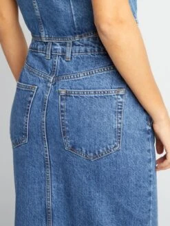 Falda Larga Vaquera - AZUL -Zalaris Tienda falda larga vaquera azul awd04 1 frb5